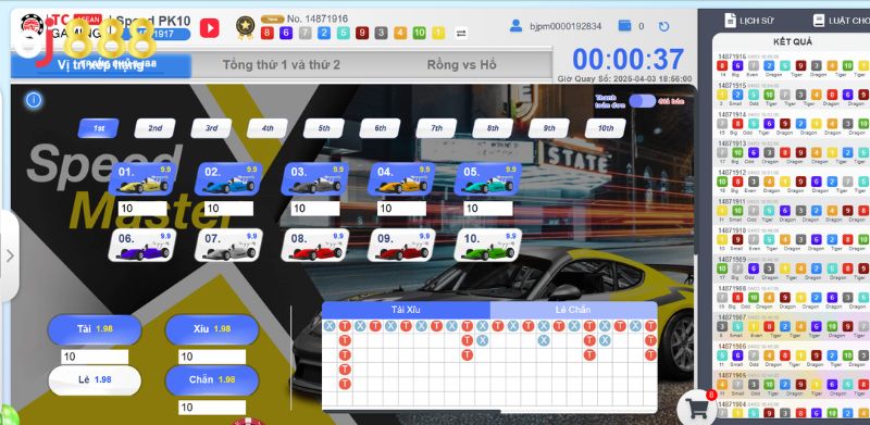 quay số BJ888 Cách chơi game quay số tại BJ888