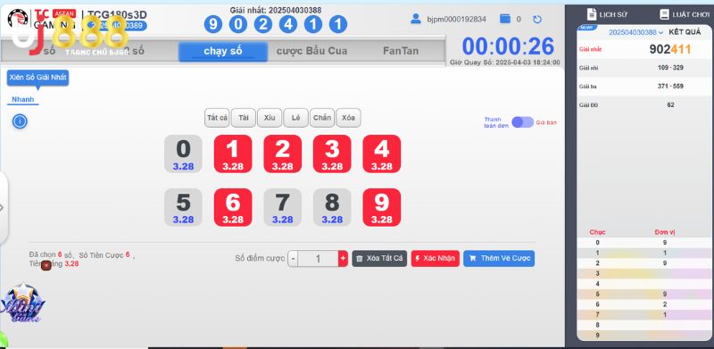 xổ số nhanh BJ888 Giới thiệu về game xổ số nhanh tại BJ888